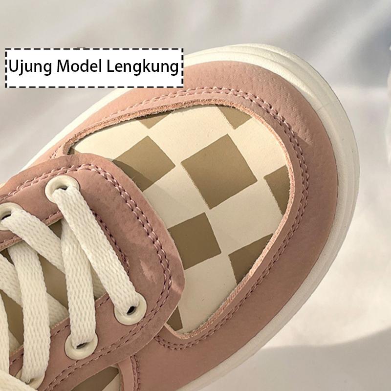 Beeyoo Sneakers Wanita Casual Sepatu Kets Korea Style Fashion Trendy New Fashion Wanita Karet Olahraga WK126 Pink Shoes Cewek Beeyoo Sneakers Wanita Casual Sepatu Kets Korea Style Fashion Trendy New Fashion Wanita Karet Olahraga WK126 Pink Shoes Cewek