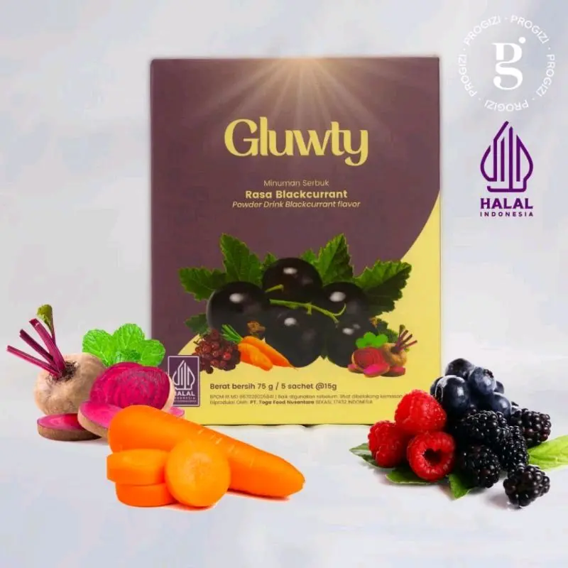 Suplemen Serbuk Pemutih dan Pengencang Kulit Gluwty Collagen Asli 0