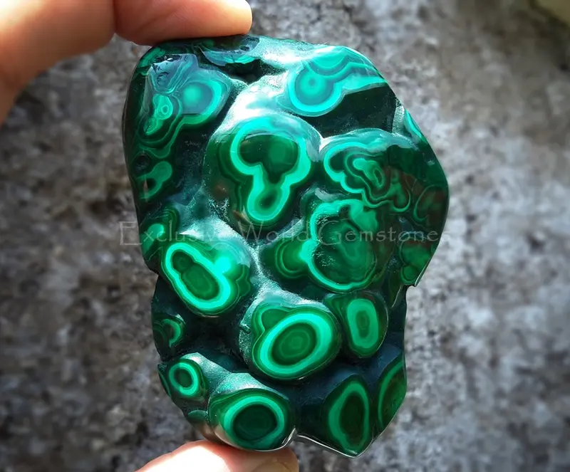 ( 1.57.21 ) -VIDEO -Exclusive Malachite Tumbled J U M B O - Zaire 1