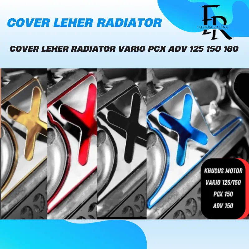 GARNISH COVER LEHER RADIATOR VARIO 125 150 PCX 150 ADV 150 COVER PLAT RADIATOR TWO TONE 0