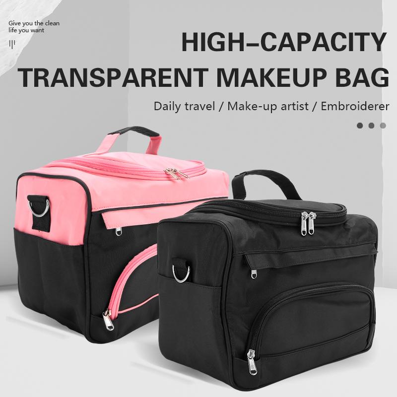 Portable Multi-Layer Makeup Bag With Multifunctional Crossbody - TikTok ...