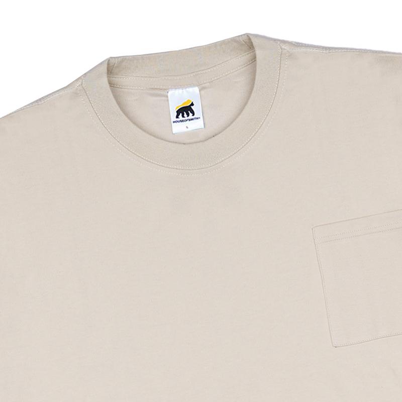 House of Smith Kaos Oversize Pria Cotton Anti Wrinkle - Smith Pocket Oversize Khaki - Oversize T Shirt 2