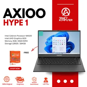 Axioo Hype 1 Celeron N4020 4GB 8GB / 128GB 384GB 14" HD W11