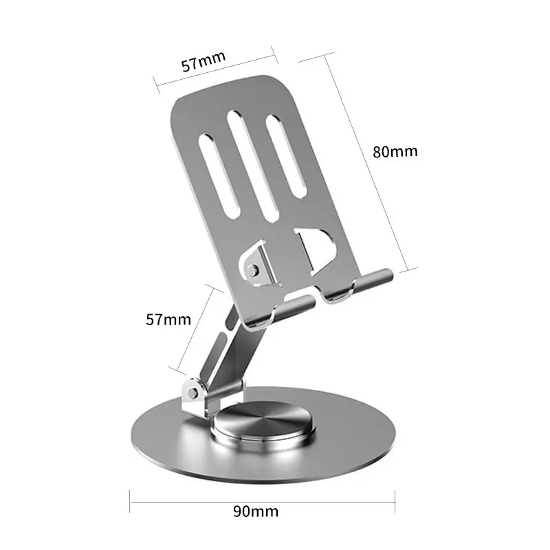 Holder HP Besi Metal Rotasi 360 Derajat Besi Phone Stand 8