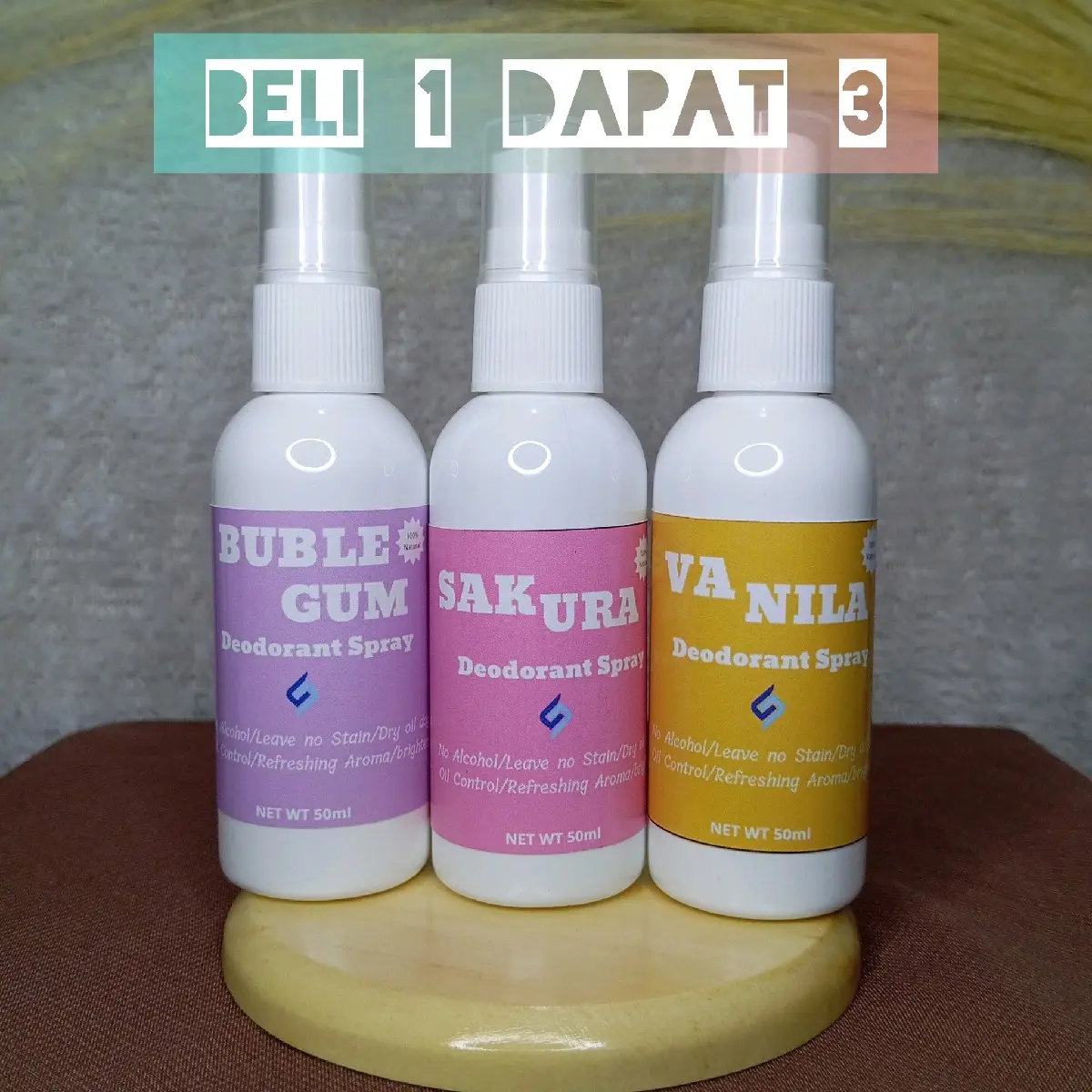 Big Salee !! |Beli 1 Dapat 3 Deodorant Spary 60ml Antii Bau Ketiak