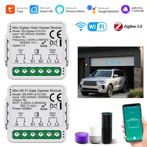 Tuya WiFi Zigbee Garage Door Opener Controller Gate Opener Module Smart Life APP Remote Alexa Google Home Alice Voice Control - Zigbee version