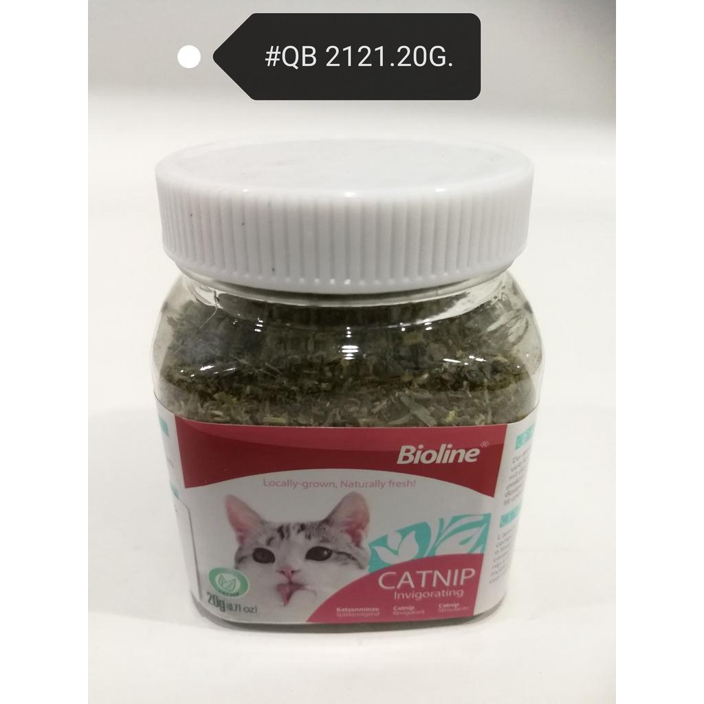 Bioline Catnip Invigorating Leaves for Cats 20gram QB2121 [Catswort, Catwort, Catmint]