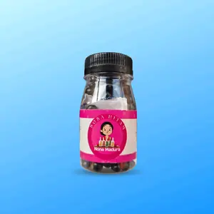 BOBA HITAM KEMASAN BOTOL TOPPING MINUMAN