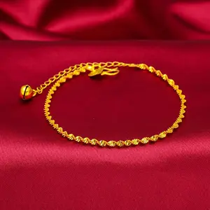 Gelang Tangan Melintir Gold Fashion terbaru