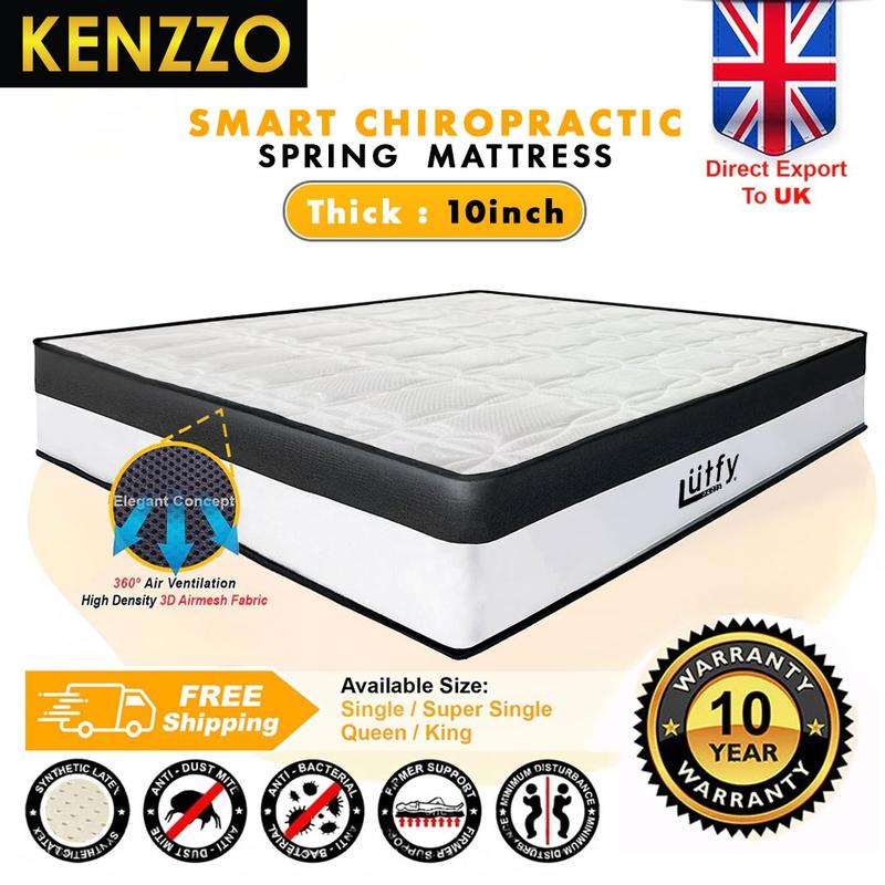 Product Introduction of KENZZO : Swiss Divan Bed Frame/Single Bed Frame/Queen Bed Frame/King/bed frame super single 8