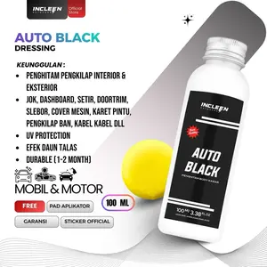 AUTO BLACK PENGHITAM BODI KASAR KENDARAAN by INCLEEN Auto Care Paint