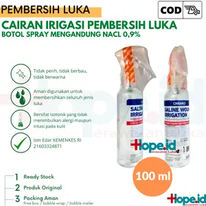 Cairan Pembersih Luka Saline Wound Irrigation 100 ml