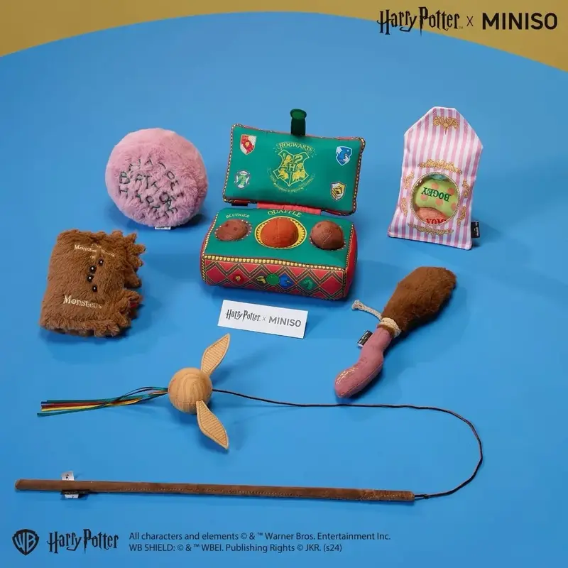 Miniso X Harry Potter Toy Golden Snitch Book Monsters Quiditch Pet Toy 0