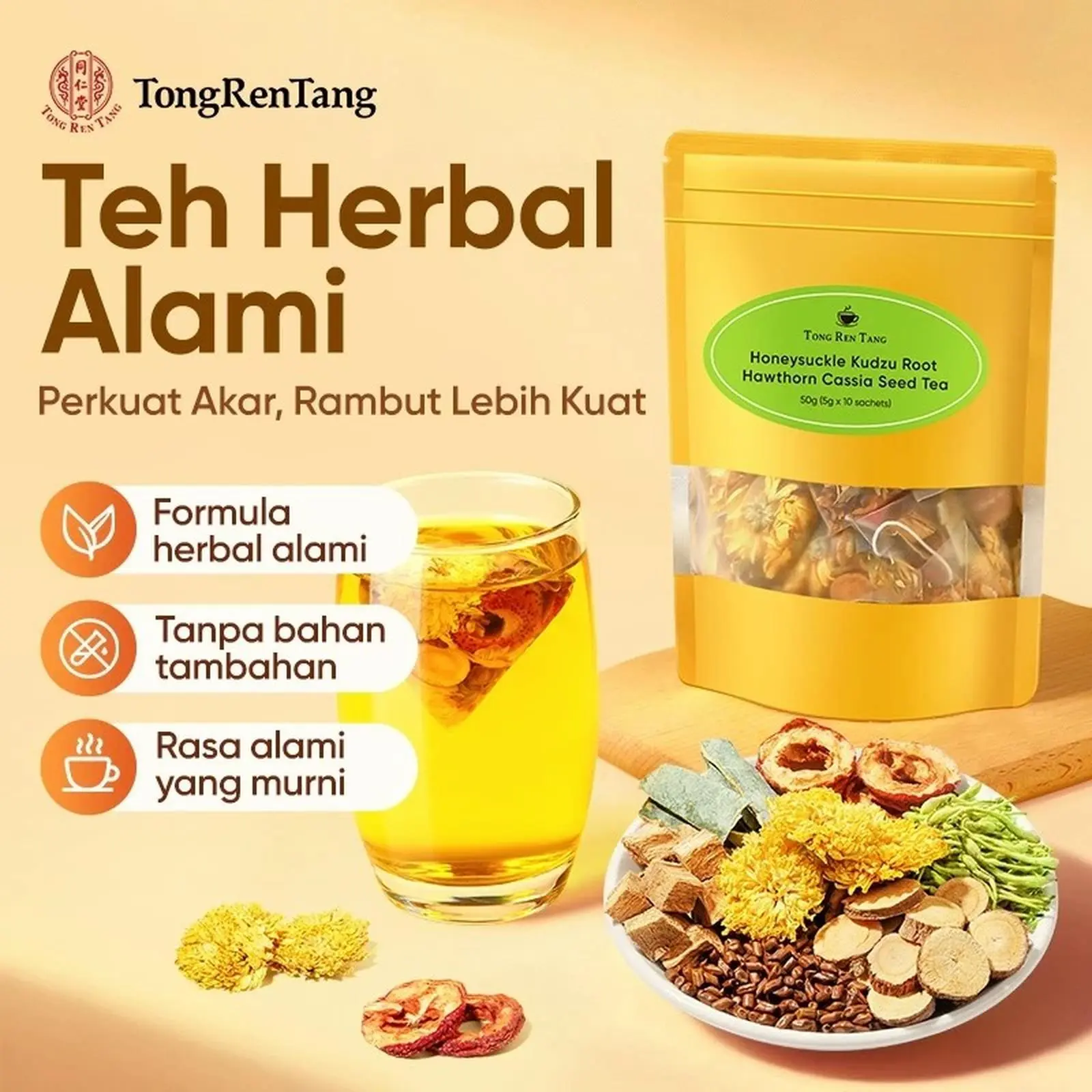 TongRenTang Teh Herbal Alami Formula Herbal Alami Tanpa Bahan Tambahan Rasa Alami Yang Murni Diskon 50% Sedang Populer