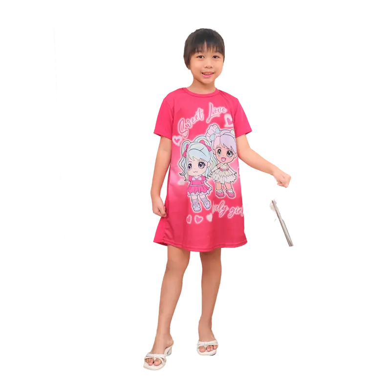 PROMO DASTER ANAK PEREMPUAN USIA 1-9 TAHUN ISI 6 PCS PRINTING FASHION BAJU TIDUR ANAK PROMO PAKET 2 4