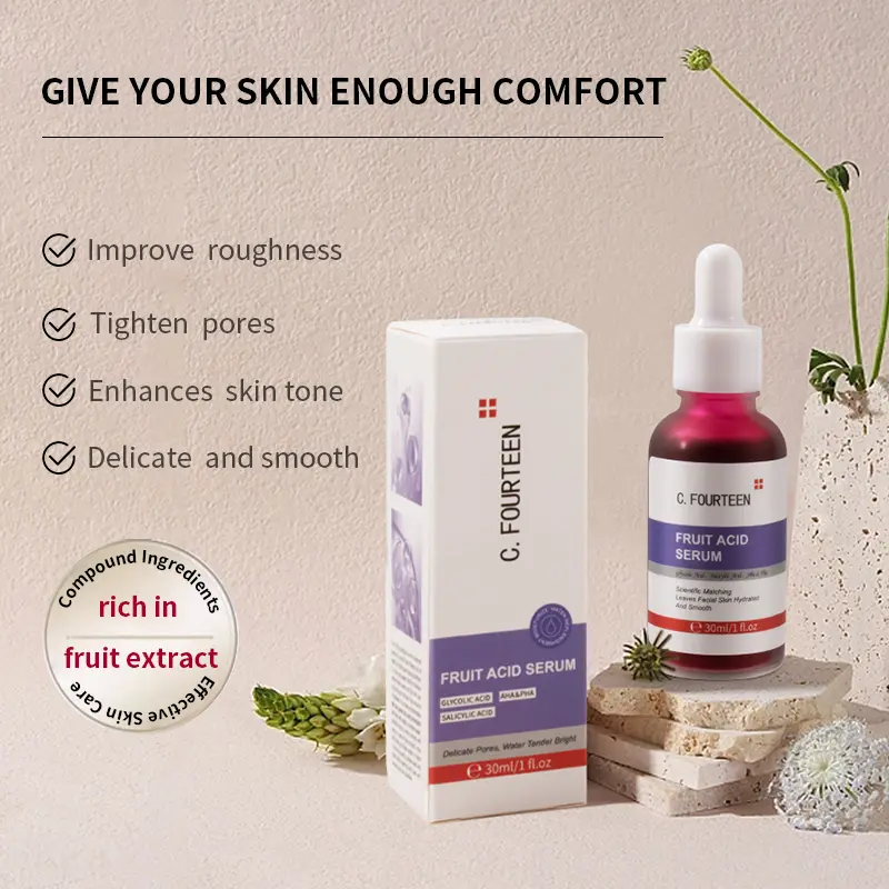 Fruit acid essence, with white and smooth skin