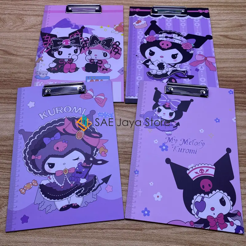 PAPAN DADA ALAS UJIAN KARAKTER LABUBU SANRIO AVENGERS DAN RABIT UKURAN A4 / PAPAN JALAN KARAKTER 4