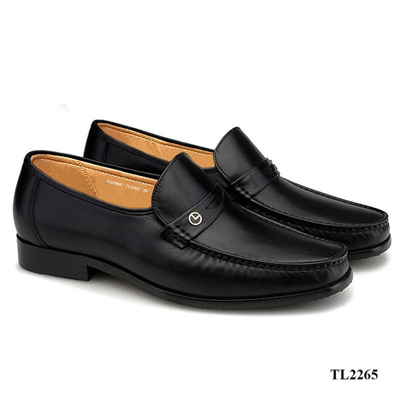 Giày Tây Nam Da Bò Fujiwa'Style - TL2265 . Da Thật Nguyên Miếng. Đế Đúc Hoa Cao Su Nguyên Khối. Đi Làm Đi Chơi Dự Tiệc