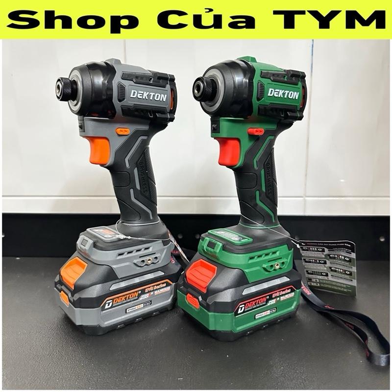 (Gen 3 Pro) Máy chuyên vít pin 21V DEKTON M21-CV250PRO Xanh lá / Xám và M21-CV250XPRO Olive - lực 250Nm - chính hãng / tua vít điện