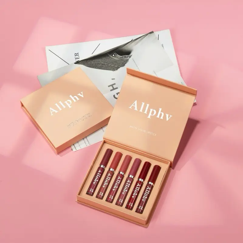 Lipstik set isi 6pcs termurah hasil PIGMENTED WATERPROOF