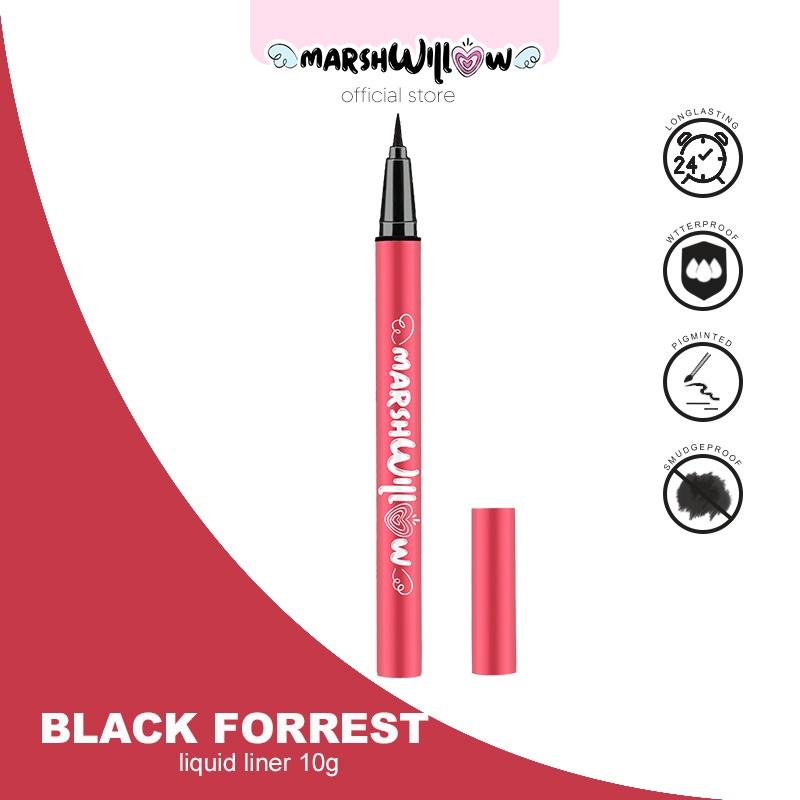 Marshwillow Black Forest Liquid Eyeliner by Natasha Wilona 6
