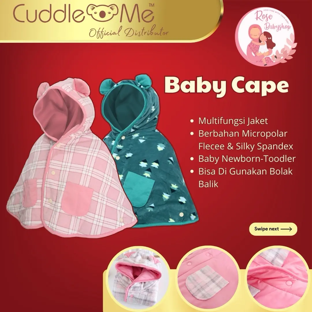 Babycape Cuddleme Jaket Bayi Balita Lembut