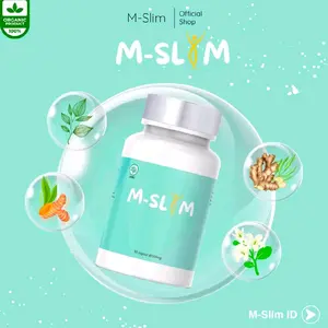 [ COD ] M-SLIM Premium Isi 30 Kapsul Halal Dan BPOM