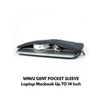 Gambar WIWU GENT POCKET SLEEVE Laptop Macbook Up TO 14 Inch - Black, 13.3 Inch dari Supcase Official ID Kota Administrasi Jakarta Barat 1 Tokopedia