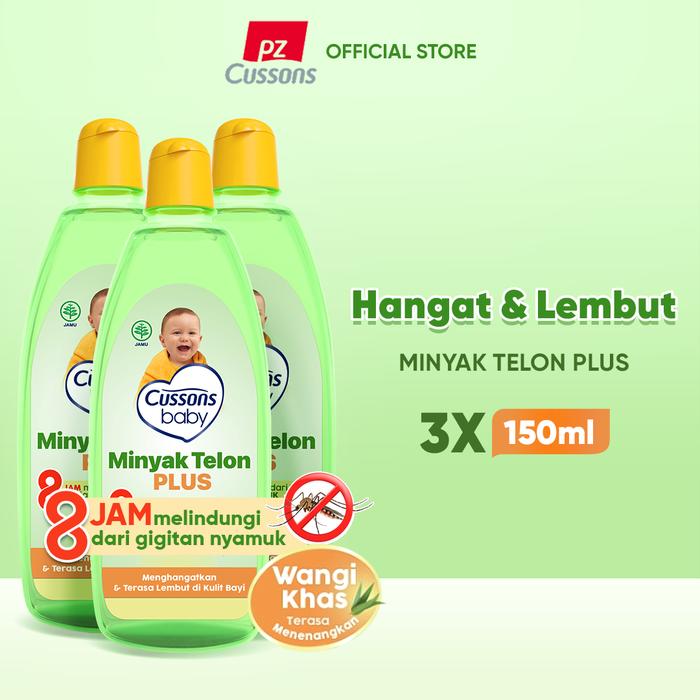 Gambar Cussons Baby Minyak Telon Plus Eucalyptus Oil - Hangat & Lembut 150ml X3 dari CussonsID Kota Administrasi Jakarta Barat Tokopedia