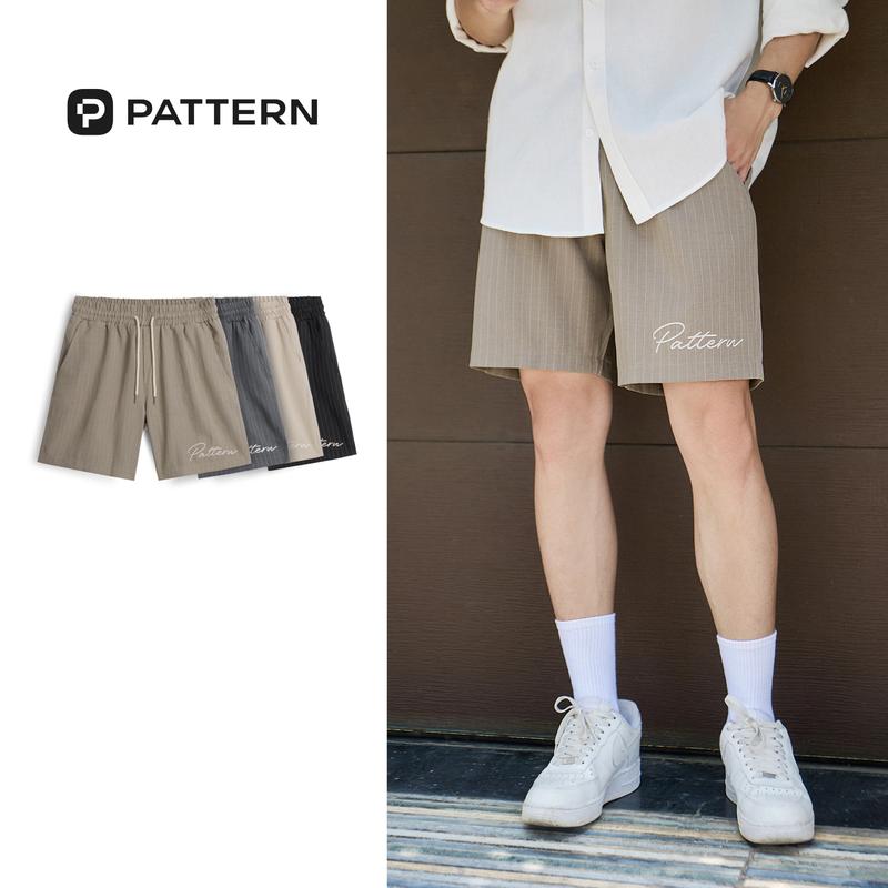 Quần Short Kẻ Sọc Thêu Tuytsi 4 Màu PATTERN PQ041