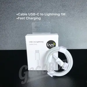 Kabel Charger USB-C to Lightning Fast Charging GARANSI 1 TAHUN