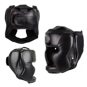 Head Guard – Pelindung Kepala Tinju & Bela Diri untuk Anak dan Dewasa, Anti-Benturan, Nyaman Dipakai (Merah/Biru/Hitam – S/L)