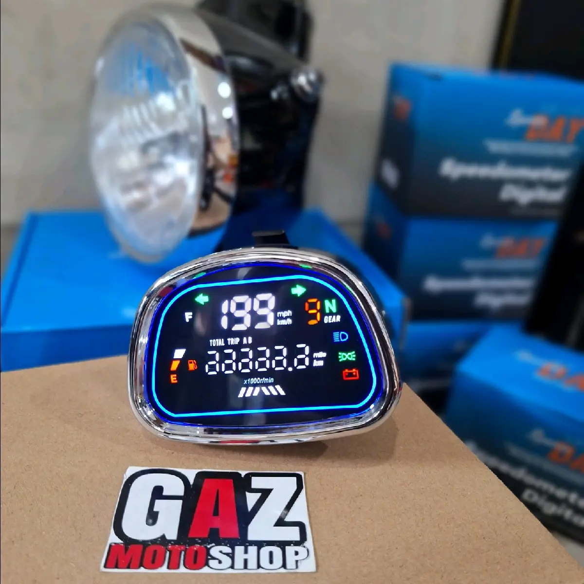 Speedometer Full Digital pnp Batok CD YL Twin Sepido Spido Meter Ke Batok Kepala CD/CT/YL/Twin