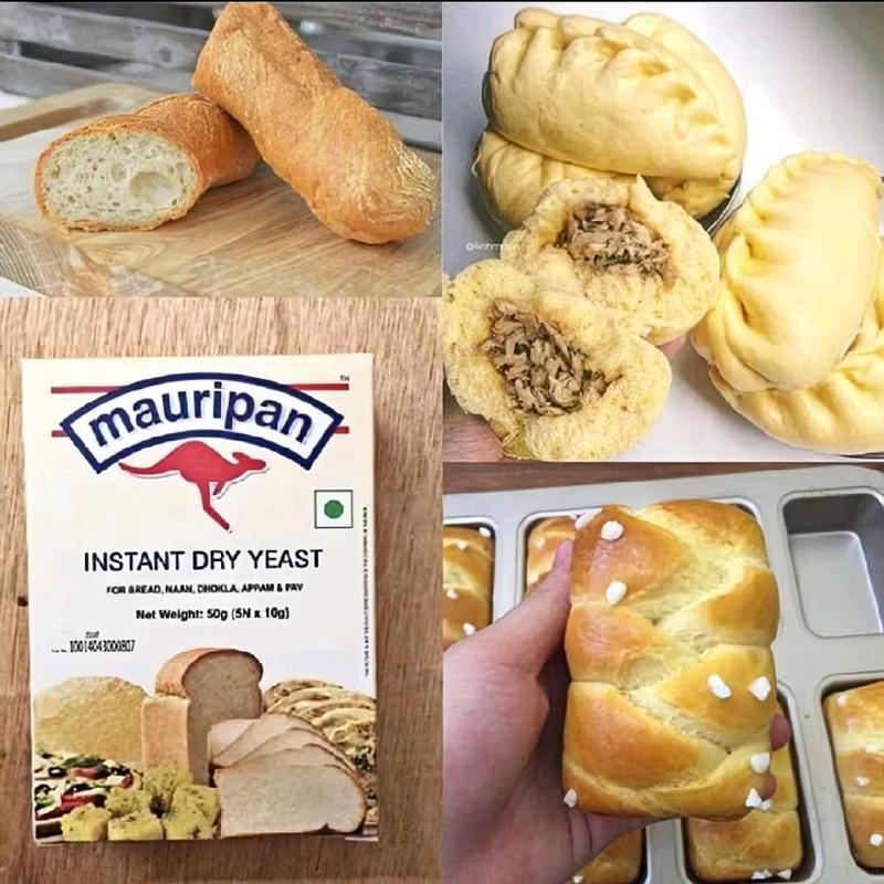 Men khô Mauripan làm bánh mì, bánh bao....