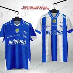 Persib Jersey Terbaru 2025 Biru Putih Keren Desain Menonjol Tidak Custom Nama Nomor Sport