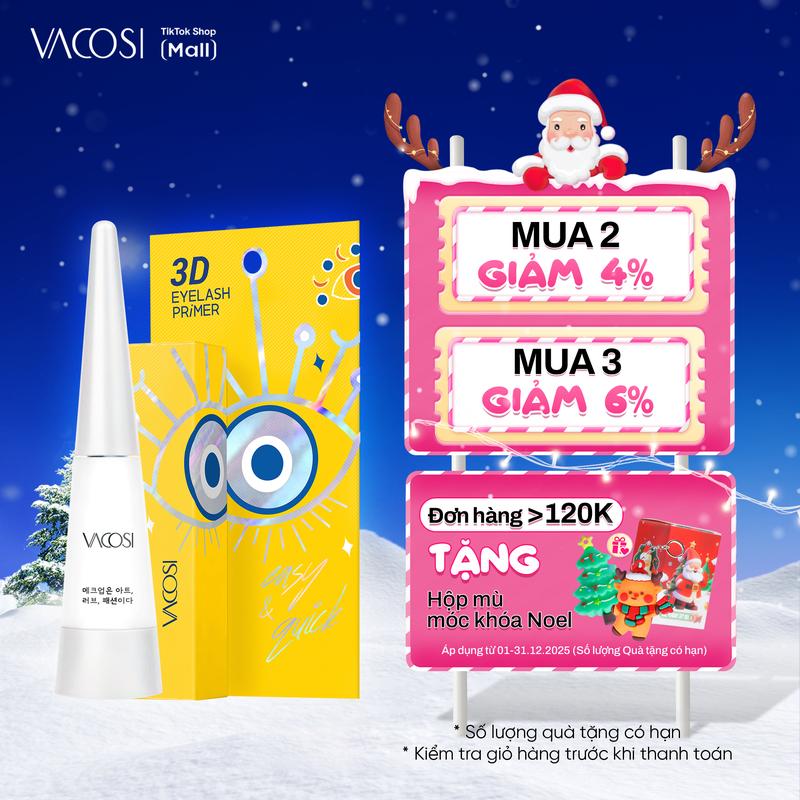 Keo Dán Mi VACOSI VM32 – Trong Suốt 8ml Chống Nước Bền Đẹp An Toàn Da Nhạy Cảm VM32