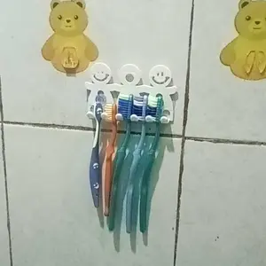TOREDO Rak Sikat Gigi Tempel Dinding Toothbrush Holder Perlengkapan Rumah Barang Unik Lucu