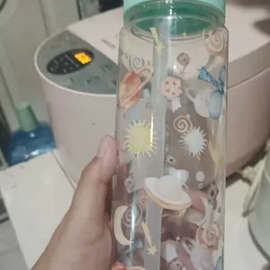 [IN HOUSE] Pero Sora Tumbler 650ml Botol Minum Plastik Anti Bocor dengan Sedotan Flip Straw BPA Free
