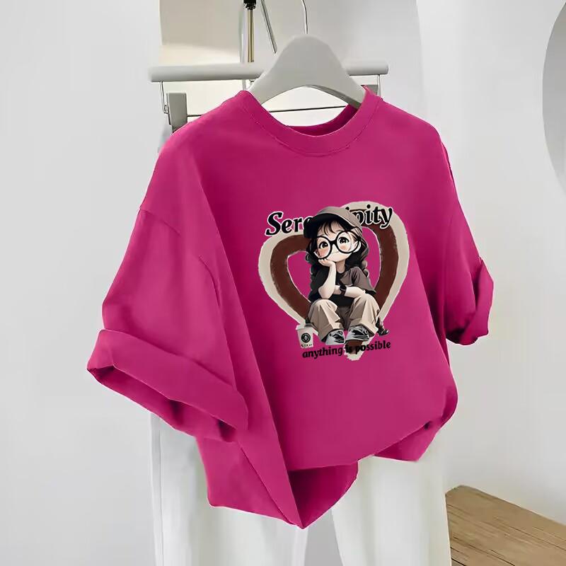  0940  Áo thun nam nữ tay lỡ form rộng in hình đa dạng áo thun unisex thời trang hot mùa hè Cổ Tròn 