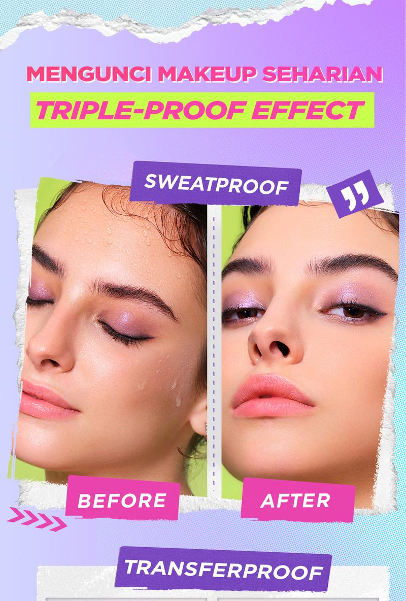 Product Introduction of [POPBELA Best Setting Spray 2024 Winner] DAZZLE ME Get a Grip! Makeup Setting Spray Dewy Fix Beauty Protecting 4 X Hydrating Makeup Mist Flawless Lightening Primer Water Tahan 24 JAM 14