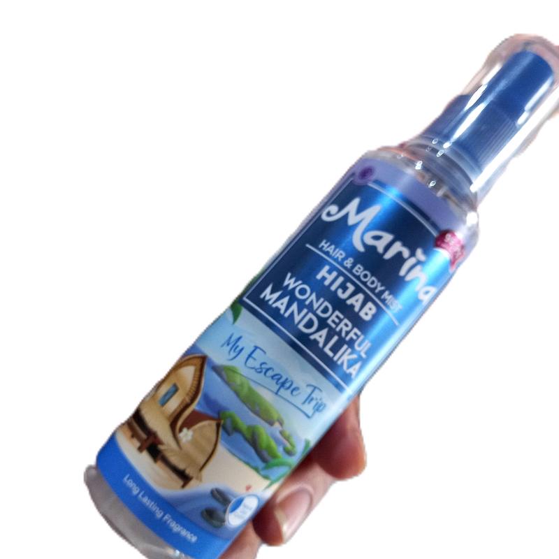 PARFUM Marina Hair and Body Mist botol isi 100ml Hijab Wonderfull Mandalika Hijab Fairy Hijab Wonderfull Mandalika