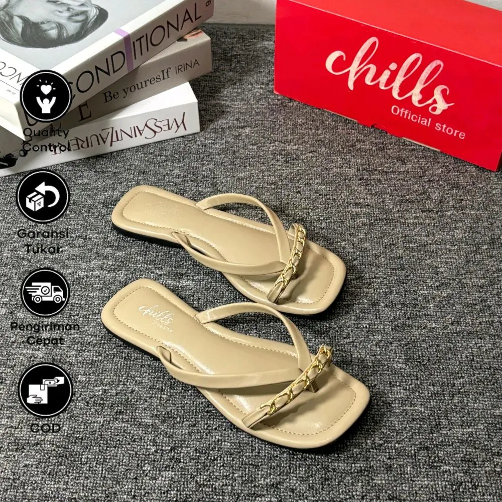 Rvl store Sandal carisha Sandal jepit wanita Sandal santai wanita Sandal harian wanita terbaru Sendal Karet