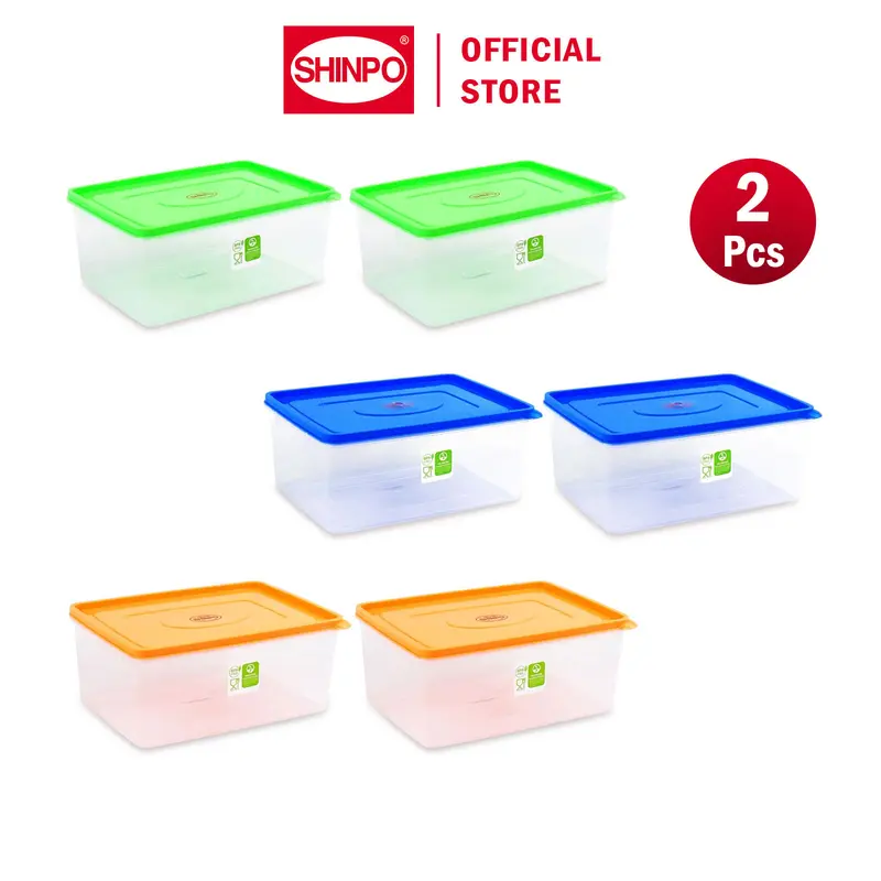 SHINPO COMBO 2 Kotak Penyimpanan Makanan Plastik Sorento Storage BPA Free SPO-SIP-309MM 0
