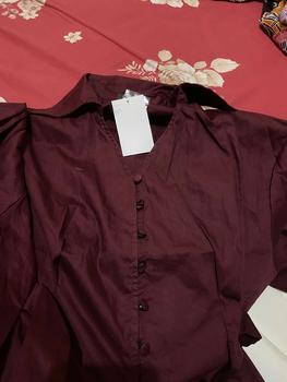 Product Review of TUNIK (VIOR) by Leody || Kode 672 Kemeja Poplin Long Shirt Wanita Panjang from R**d 0