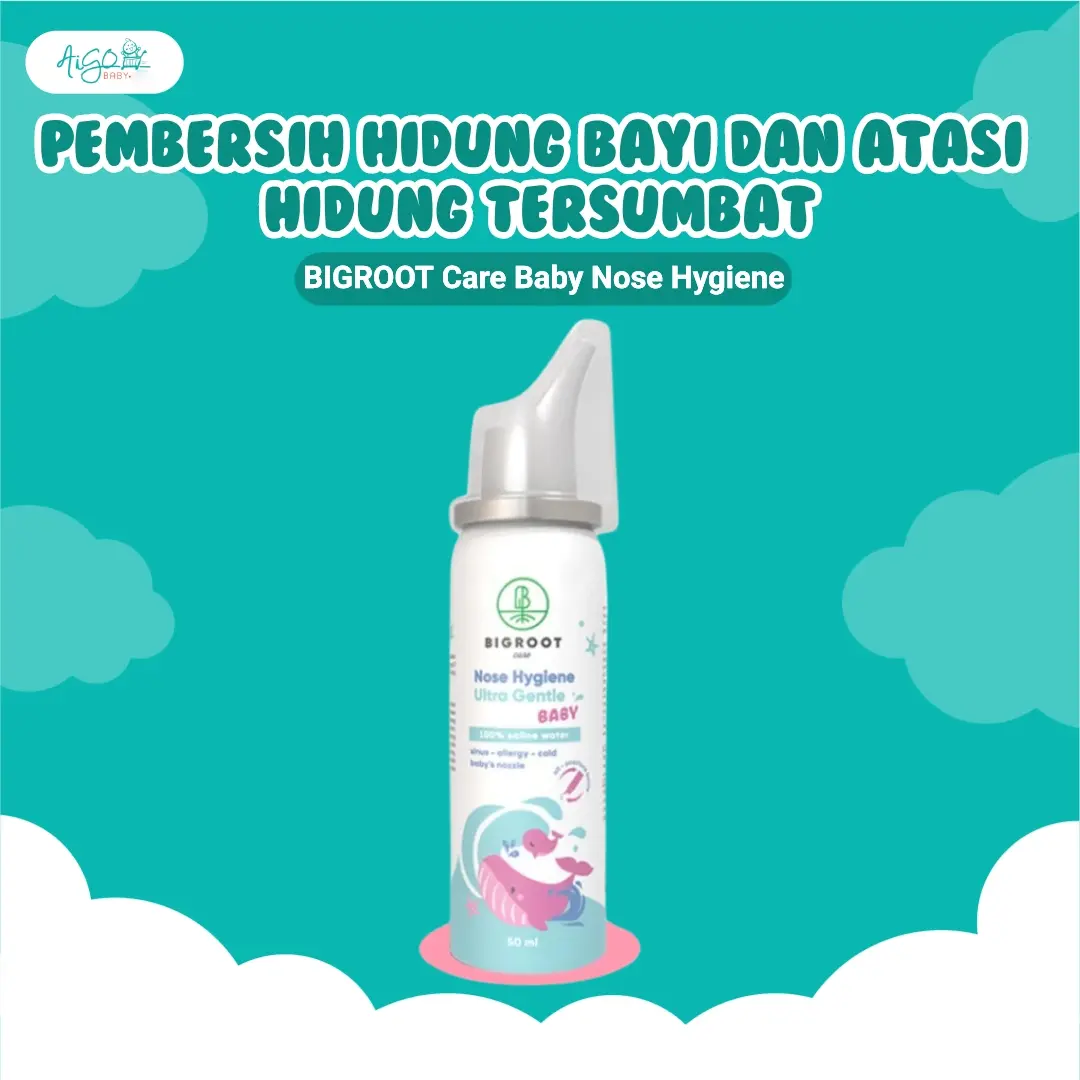 Bigroot Nose Hygiene Ultra Gentle Baby Pembersih Rongga Hidung Bayi