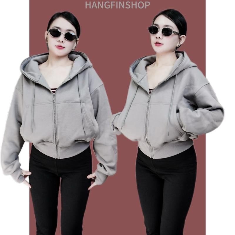 Áo Khoác Nỉ Form Lửng Hot By Hằng Fin Shop