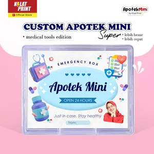Custom Apotek Mini Super Box Hadiah Medical Tools Edition