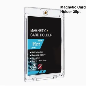 Magnet Top Loader / Card Holder - Trading Card Game Pokemon & One piece - Magnet Top Loader untuk Kartu Trading - Tema Pokemon dan One piece - Ideal untuk Penggemar Game Kartu Trading
