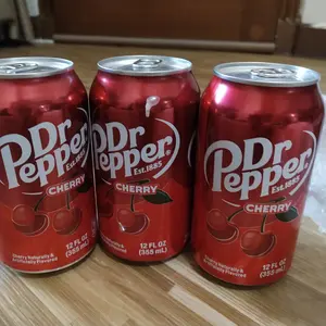 Dr Pepper Soft Drink Can - minuman soda import dr pepper usa