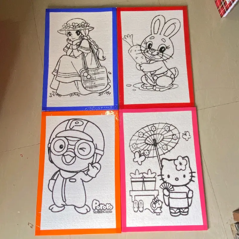 STYROFOAM MEWARNAI LUKIS *10Pcs 0